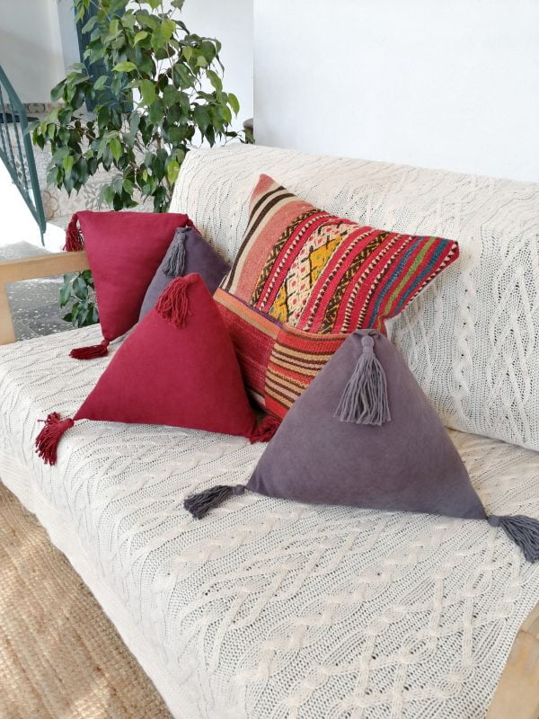 Piramidale Gri Kırlent