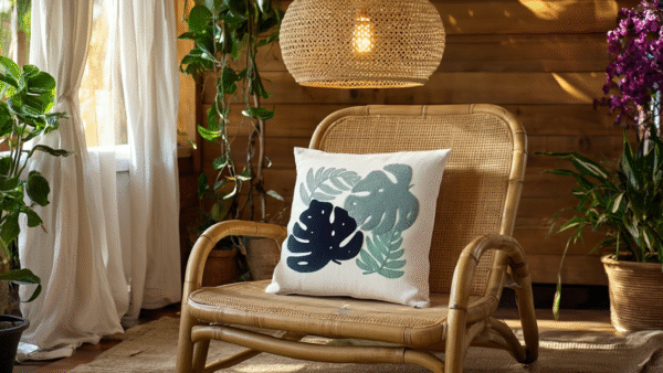 Aeroplan punch kırlent kılıfı